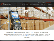 Tablet Screenshot of displaytech-us.com